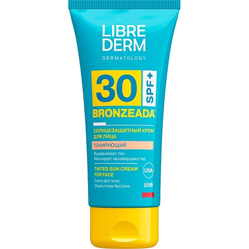 Солнцезащитный тонирующий крем для лица SPF 30 Bronzeada Tinted Sun Cream for Face