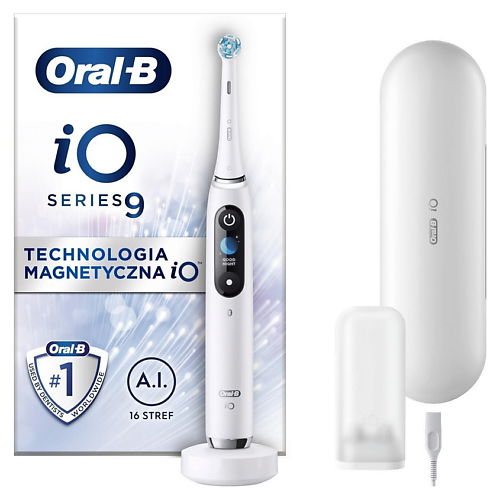 Электрическая зубная щетка ORAL-B Электрическая зубная щетка Oral-B iO Series 9N White Alabaster