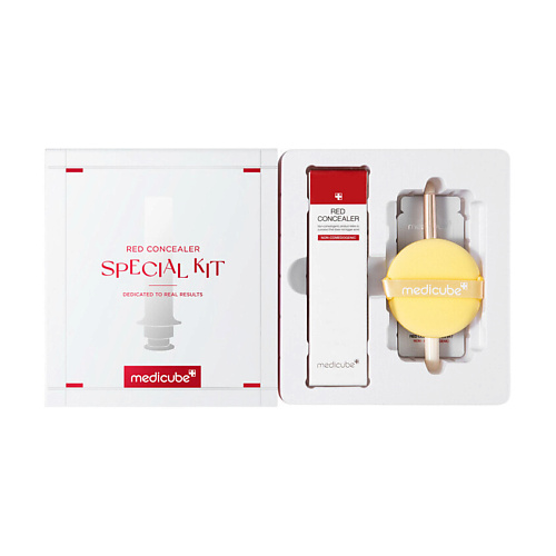 Набор средств для макияжа MEDICUBE Набор для безупречного тона кожи Red Concealer Special Kit