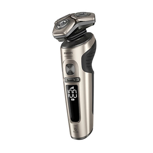 Электробритва PHILIPS Электробритва Series 9000 Prestige SP9873 + Чехол + Триммер + Щетка + Зарядная станция Qi