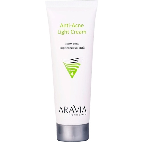 Крем для лица ARAVIA PROFESSIONAL Крем-гель корректирующий для жирной и проблемной кожи Anti-Acne Light Cream