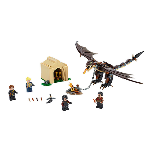 Конструктор LEGO Конструктор Строительные блоки для Турнира Трёх Волшебников с Венгерским драконом