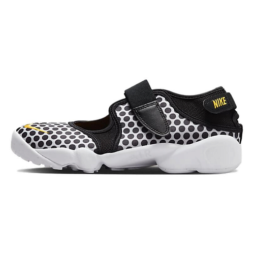Кроссовки NIKE Air Rift Breeze Polka Dot Black White Orange Women's