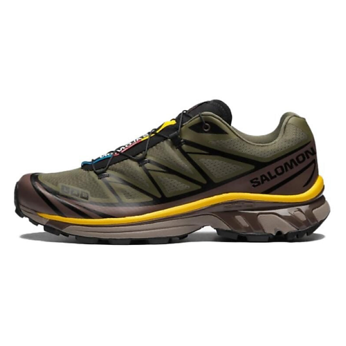 Кроссовки SALOMON Кроссовки для трейла XT-6 'Olive Night Sulphur'