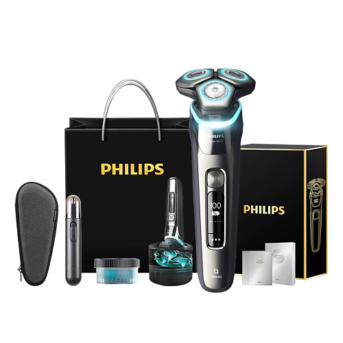 Электробритва PHILIPS Электробритва Series 9000 S9936 + Чехол + Станция очистки + Картридж + Триммер