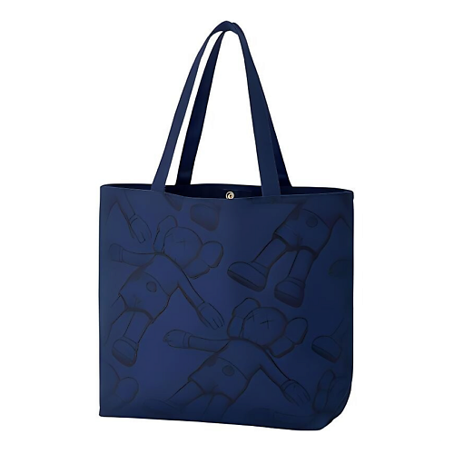 Сумка UNIQLO Сумка KAWS Collaboration Cotton Tote Bag Regular Unisex Dark Blue