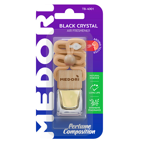 Аромадиффузор MEDORI Ароматизатор для автомобиля и гардероба  BLACK CRYSTAL