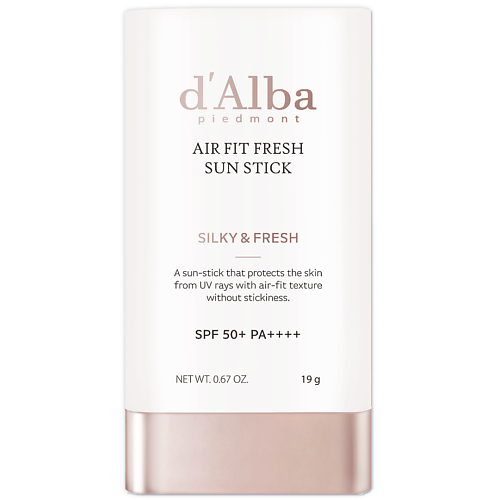 Солнцезащитный стик для лица D`ALBA Солнцезащитный стик Air Fit Fresh Sun Stick SPF 50+ PA++++