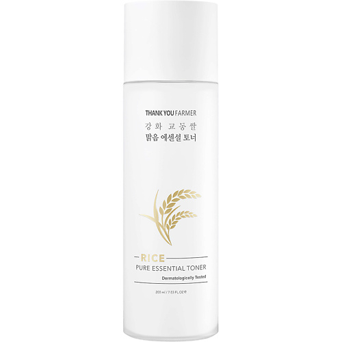 Тонер для лица THANK YOU FARMER Тонер для лица Rice Pure Essential Toner