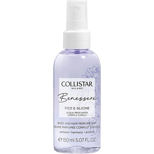 Мист для тела COLLISTAR Спрей для волос и тела Benessere E Glicine