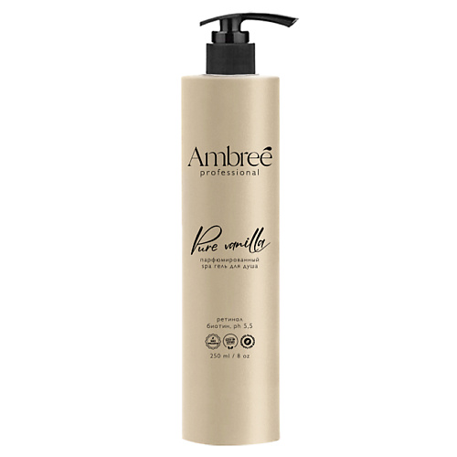 Гель для душа AMBREE Professional Гель для душа парфюмированный Pure vanilla