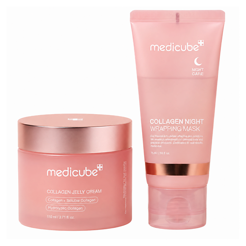 Набор средств для лица MEDICUBE Набор для упругости и сияния кожи Day & Night Collagen Duo
