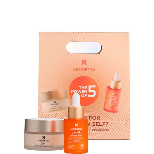 Набор средств для лица SESDERMA Набор для лица Сияние The Power of 5