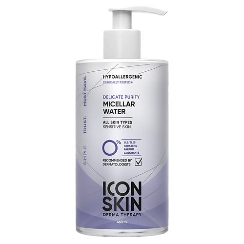 Мицеллярная вода ICON SKIN Очищающая мицеллярная вода DELICATE PURITY