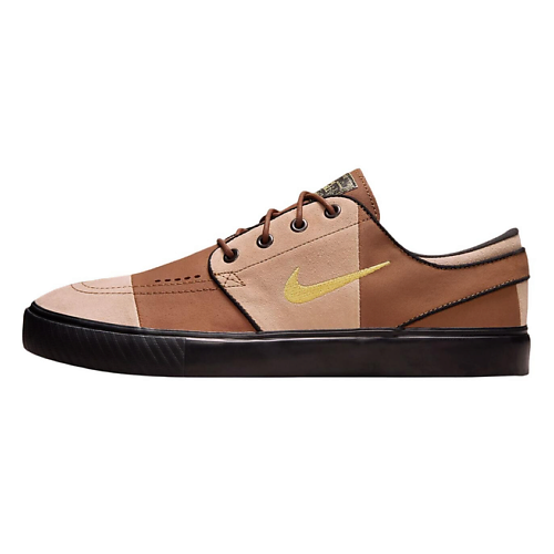 Кроссовки NIKE Кроссовки SB Janoski Slip Resistant Abrasion Resistant Low top Skateboard Shoes Unisex Tan