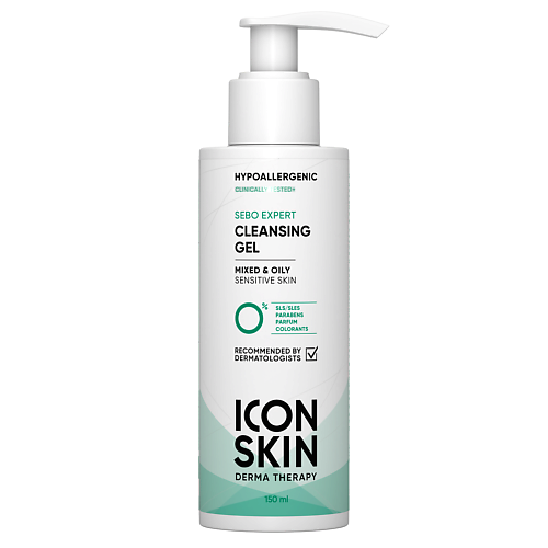 Гель для умывания ICON SKIN Очищающий гель для умывания Sebo Expert