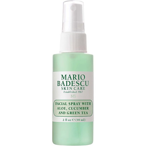 Спрей для лица MARIO BADESCU Спрей для лица с экстрактом алоэ огурца и зеленого чая Facial Spray With Aloe Cucumber And Green Tea