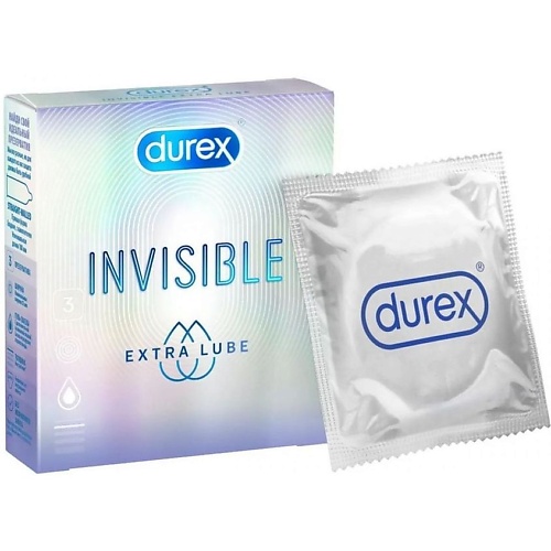 Презервативы из натурального латекса Дюрекс Invisible Extra Lube