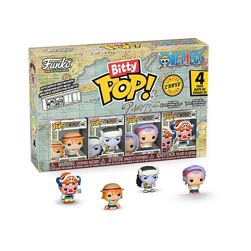 Мягкая игрушка FUNKO Funko POP! Bitty Коллекционная мини-фигурка Nami 4er-Pack