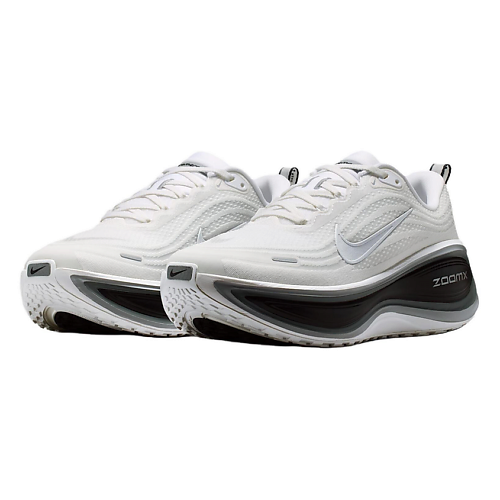 NIKE Vomero Plus Breathable Rebound Running Shoes Men's White Black