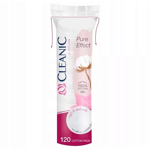 CLEANIC Pure Effect Гигиенические ватные диски
