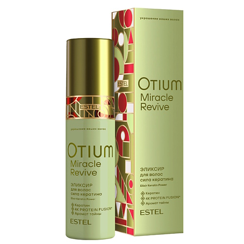 Эликсир для ухода за волосами ESTEL PROFESSIONAL Эликсир для волос Сила кератина OTIUM MIRACLE REVIVE
