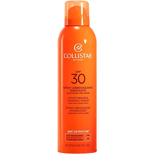 Солнцезащитный спрей для тела COLLISTAR Увлажняющий спрей для загара SPF 30 Moisturizing Tanning Spray