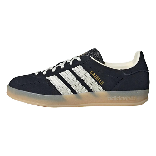Кроссовки ADIDAS ORIGINAL Кроссовки Gazelle Wmns Indoor 'Ruffled Stripes - Black Cream Gum' женские