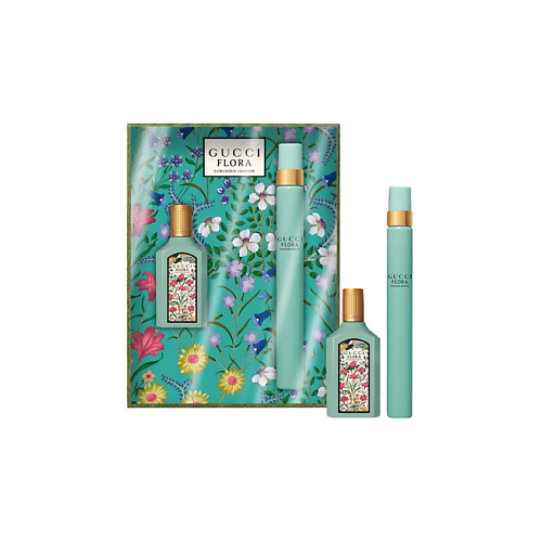 

GUCCI Flora Gorgeous Jasmine: Миниатюра + Флакон для путешествий, Flora Gorgeous Jasmine: Миниатюра + Флакон для путешествий