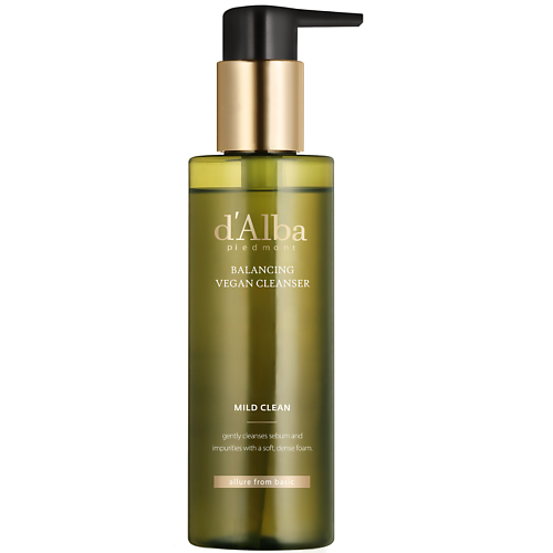 Гель для умывания D`ALBA Мягкий Гель для умывания Mild Skin Balancing Vegan Cleanser