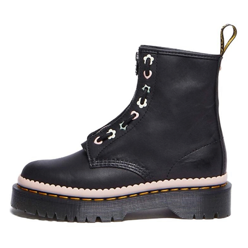 

DR. MARTENS Ботинки короткие женские 1460 PASCAL Leather Black Pink, Ботинки короткие женские 1460 PASCAL Leather Black Pink