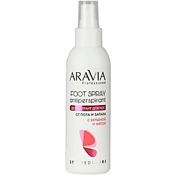 Дезодорант для ног от пота и запаха с вербеной и мятой Foot Spray Antiperspirant