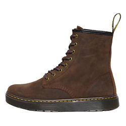 Dr.Martens Cow Leather Short Combat Boots Unisex Brown