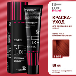 Краска-уход для волос DE LUXE EXTRA RED