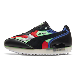 Future Rider King Trainers 'Black Green Red'