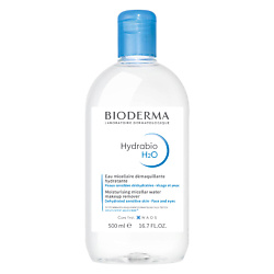 Мицеллярная вода очищающая для обезвоженной кожи лица Hydrabio H2O