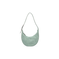 Сумка Roseau Essential Suede Large Cow Leather Shoulder Bag Women's Green