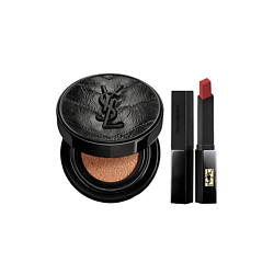 Кушон Limited-Edition Black Chic Le Cushion Encre De Peau + Губная помада