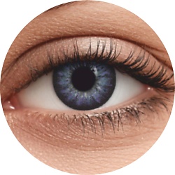 Цветные контактные линзы OKVision Fusion color Windsor Violet на 1 месяц