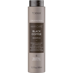 Шампунь для обновления цвета тёмно-коричневых оттенков волос Teknia Color Refresh Black Coffee Shampoo for Dark Brown Color – Treated Hair