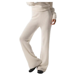 Кашемировые брюки Cashmere High-Waist Plush Waffle Pant