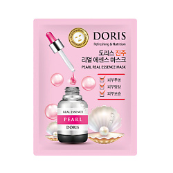 DORIS Тканевая маска для лица жемчуг PEARL Real Essence Mask
