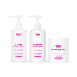 Шампунь, кондиционер и маска для волос Base Hair, для всех типов волос