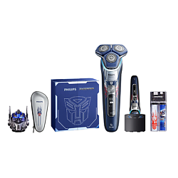 Электробритва Series 9000 S9618 Optimus Prime + Чехол + Станция очистки + Картридж