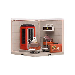 Игрушка Harry Potter Hedwig Platform 9 3/4 Collection Red Telephone Kiosk,15.8см