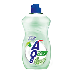 Гель средство для мытья посуды Ultra Green Antiseptic