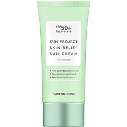 Крем для лица солнцезащитный SPF 50+ PA++++ Sun Project Skin-Relief Sun Cream