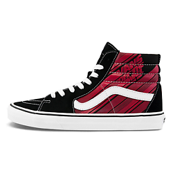 Кроссовки SK8 Hi Retro Casual Skate Shoes Black Red