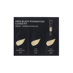 Набор пробников Black foundation cover fit