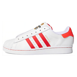 Кроссовки adidas Superstar Laceless 'White Team Collegiate Red'